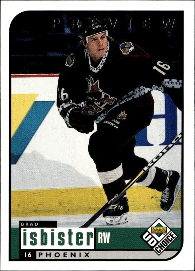 1998-99 Upper-Deck Choice Preview Brad Isbister #161 trading card