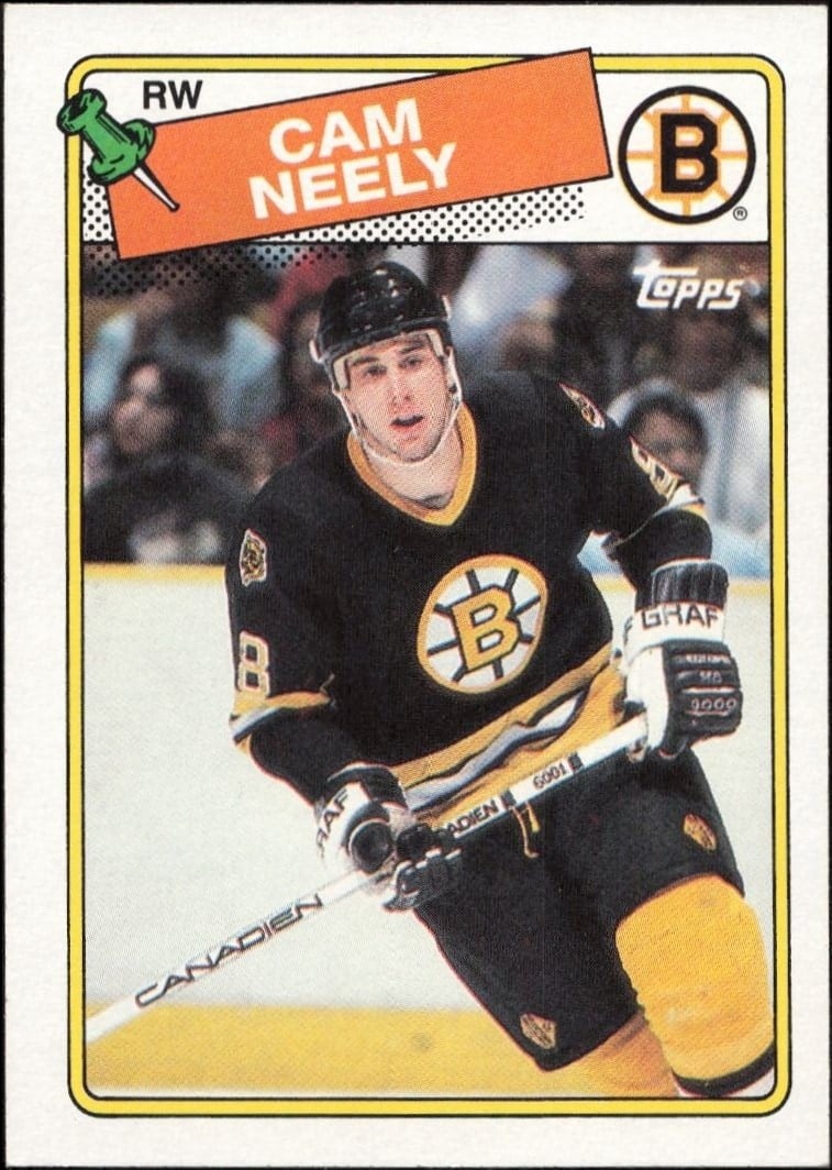 1988-89 Topps Cam Neely #58 trading card