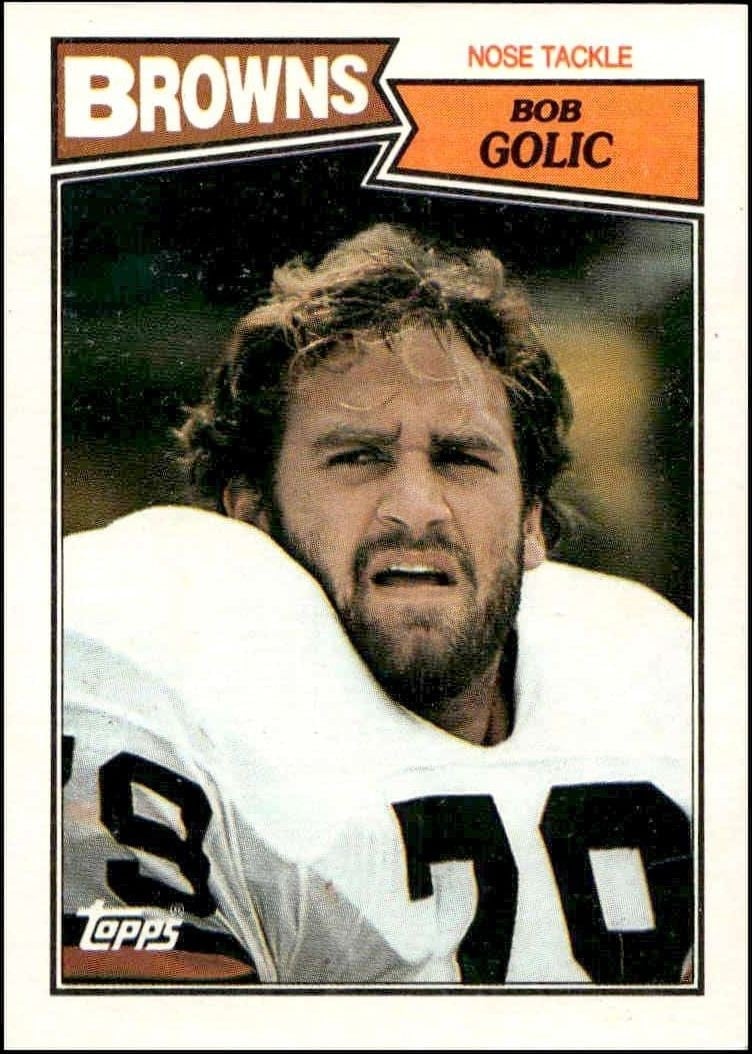 1987 Topps Bob Golic #89 trading card