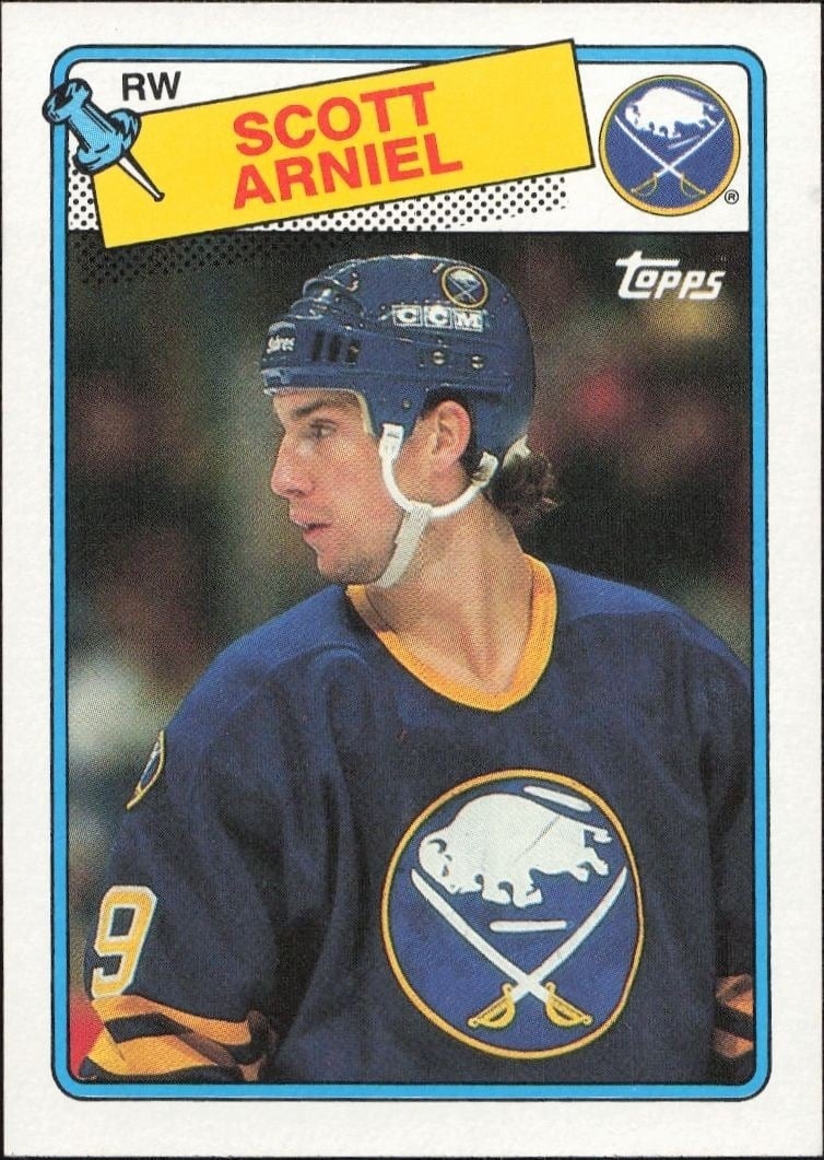 1988-89 Topps Scott Arniel #90 trading card