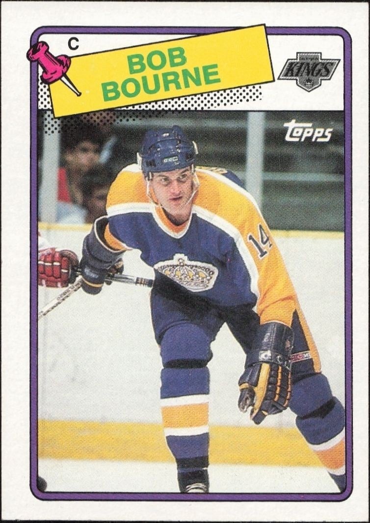 1988-89 Topps Bob Bourne #101 trading card
