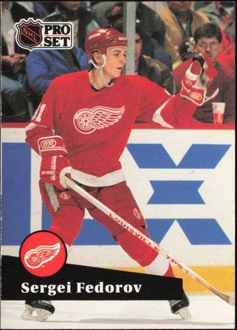 1991-92 Pro-Set Series 1 Sergei Fedorov #53 trading card