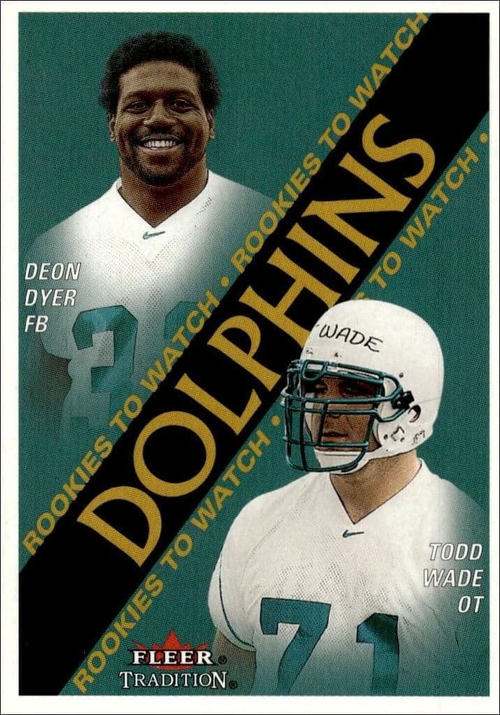2000 Fleer Tradition Glossy Deon Dyer #350 trading card