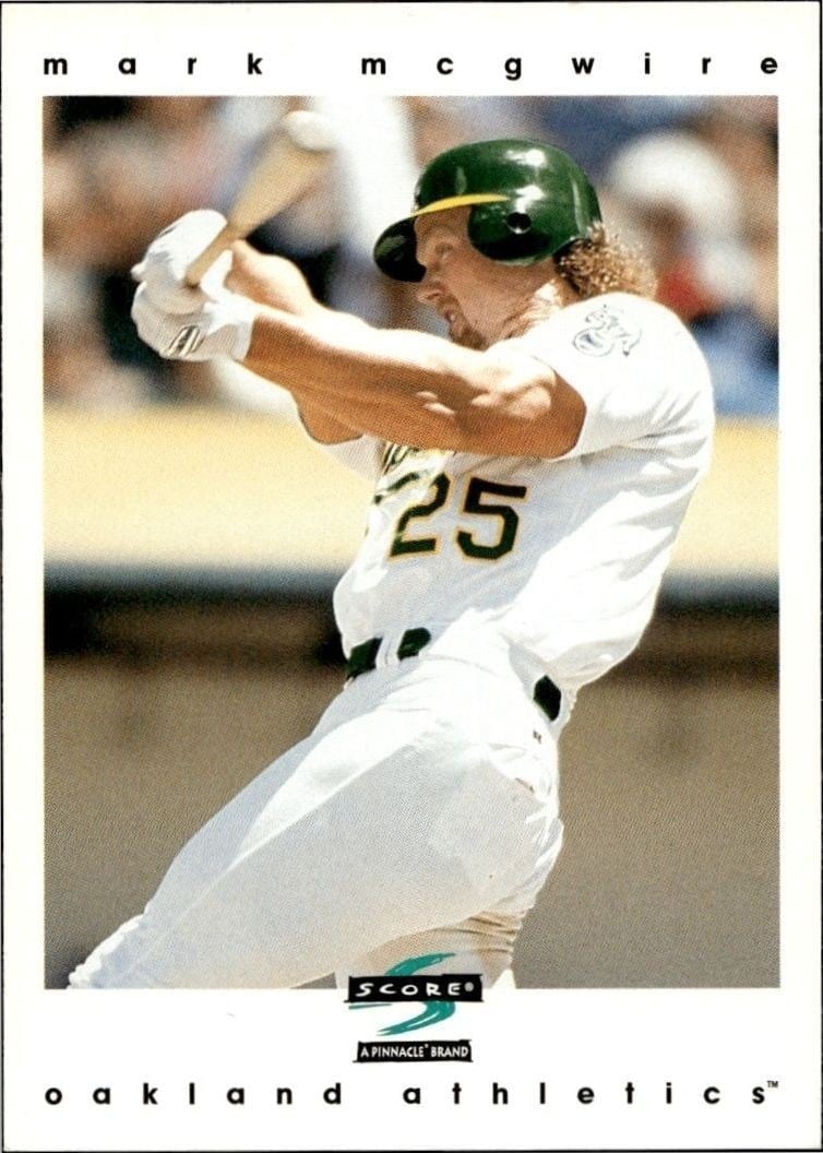 1997 Score Mark McGwire #187 trading card