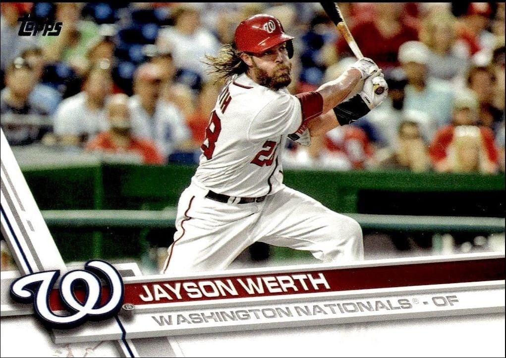 2017 Topps Series 2 Jayson Werth #366 trading card