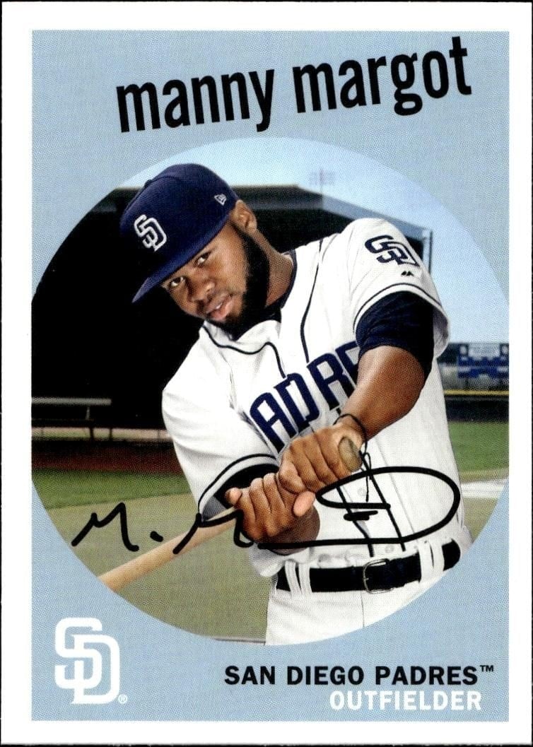 2018 Topps Heritage Manny Margot #87 trading card