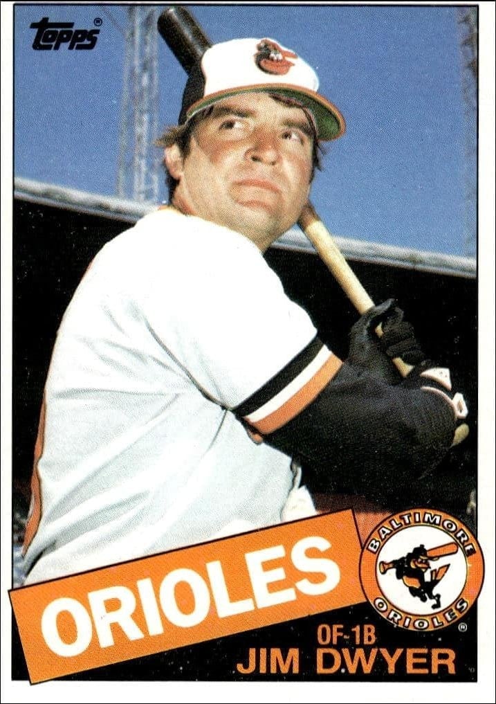 1985 Topps Jim Dwyer #56 trading card