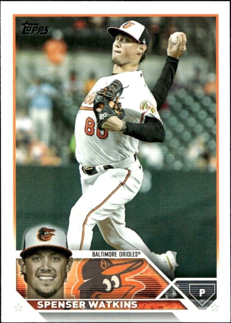 2023 Topps Series 2 Spenser Watkins #393 trading card