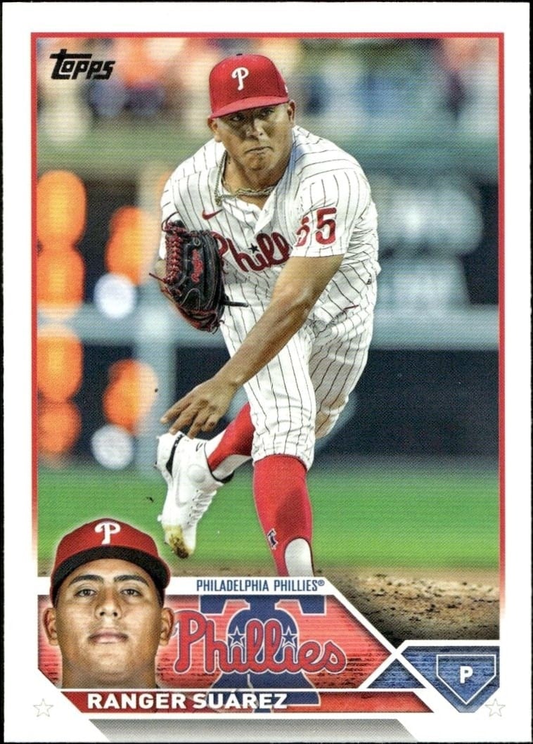 2023 Topps Series 2 Ranger Suarez #642 trading card