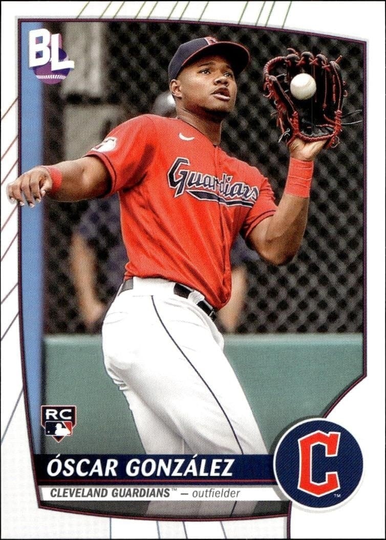 2023 Topps Big League Oscar Gonzalez #22 trading card