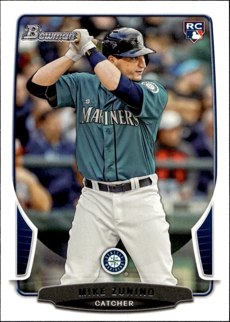 2013 Bowman Draft Picks & Prospects Mike Zunino #44 trading card