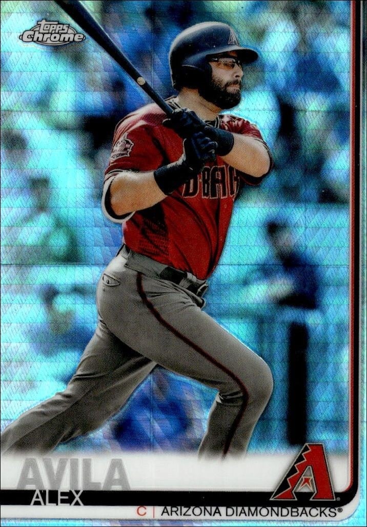 2019 Topps Chrome Alex Avila #34 trading card