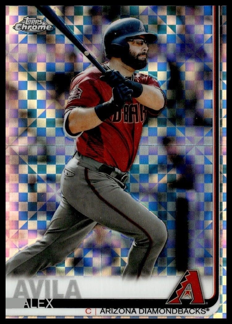 2019 Topps Chrome Alex Avila #458 trading card