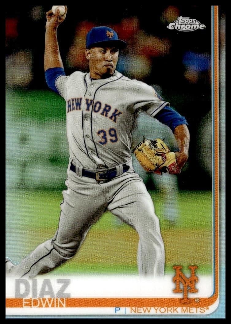 2019 Topps Chrome Edwin Diaz #74 trading card