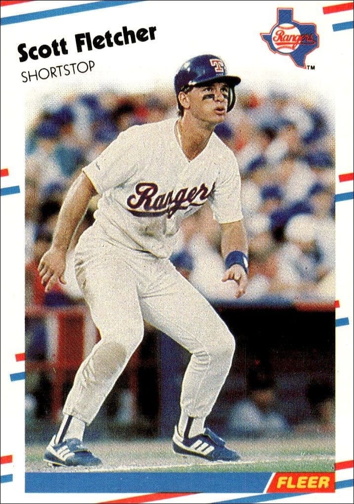 1988 Fleer Scott Fletcher #466 trading card