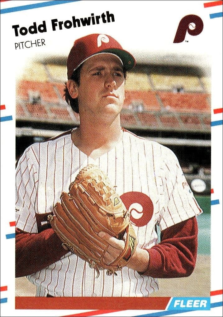 1988 Fleer Todd Frohwirth #301 trading card