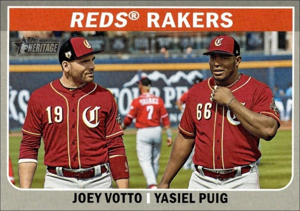 2019 Topps Heritage Joey Votto #CC-9 trading card