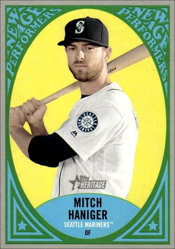 2019 Topps Heritage Mitch Haniger #NAP-9 trading card