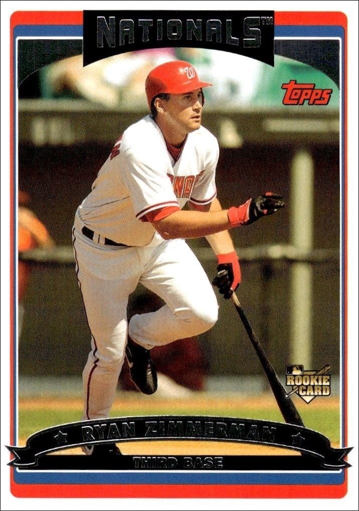 2006 Topps Ryan Zimmerman #617 trading card