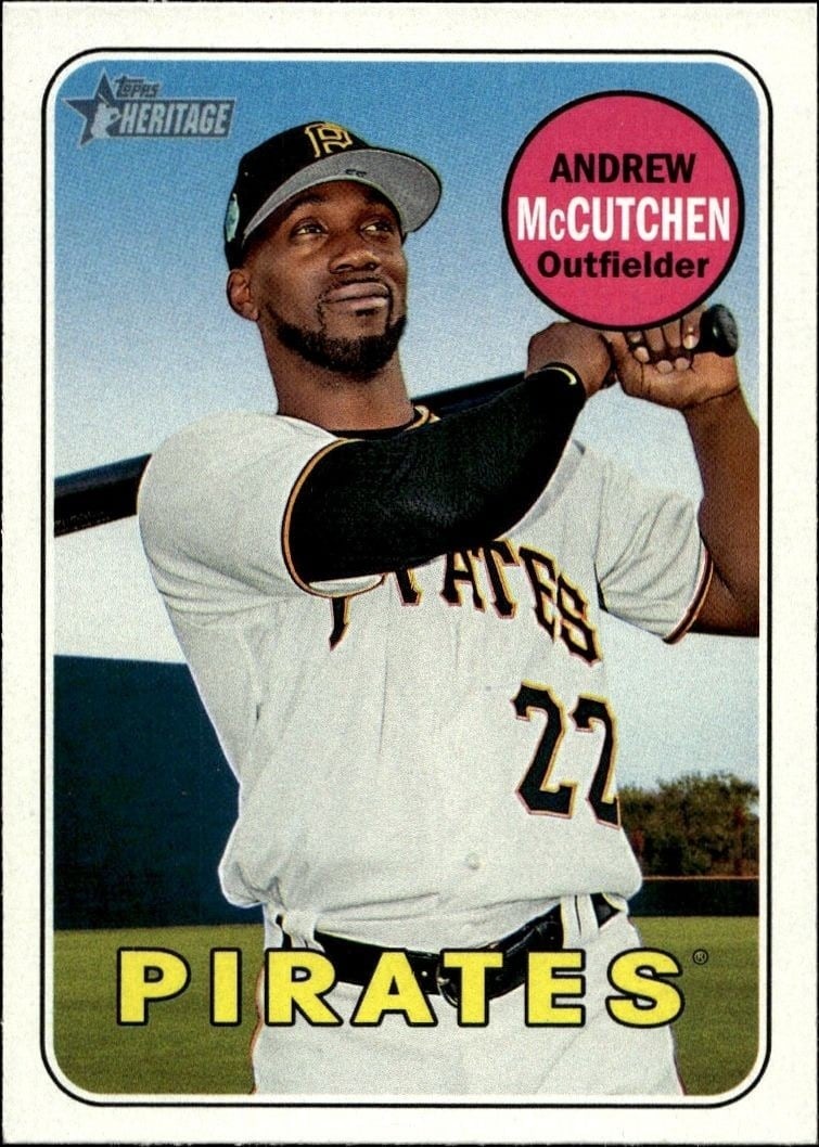 2018 Topps Heritage Andrew McCutchen #50 trading card