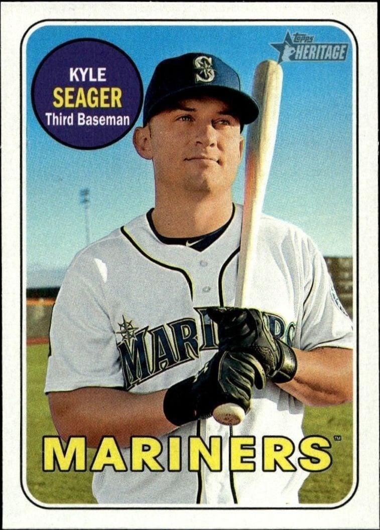 2018 Topps Heritage Kyle Seager #233 trading card