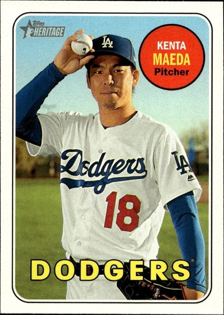 2018 Topps Heritage Kenta Maeda #94 trading card