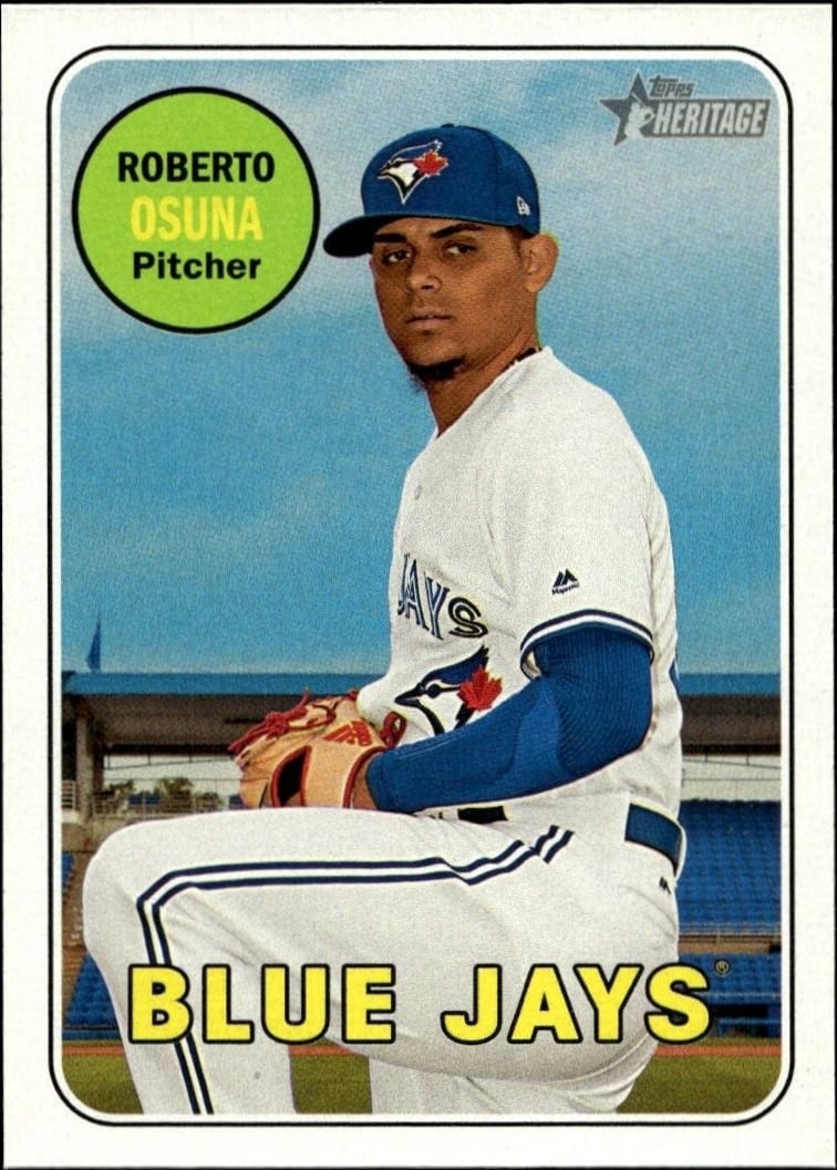 2018 Topps Heritage Roberto Osuna #194 trading card