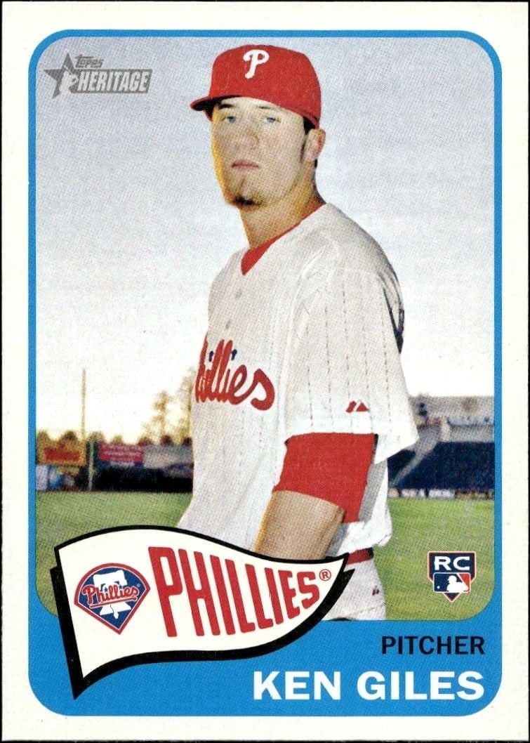 2014 Topps Heritage High Number Kenny Giles #H555 trading card