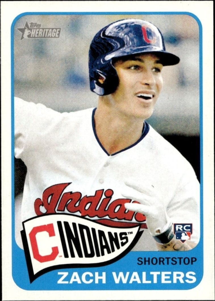2014 Topps Heritage High Number Zach Walters #H573 trading card