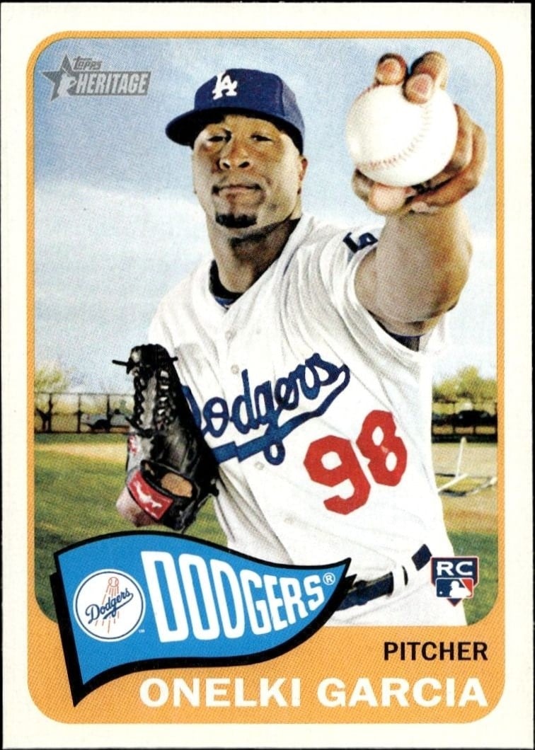 2014 Topps Heritage High Number Onelki Garcia #H530 trading card