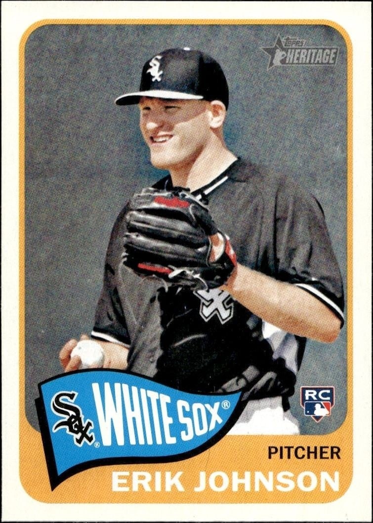 2014 Topps Heritage High Number Erik Johnson #H580 trading card