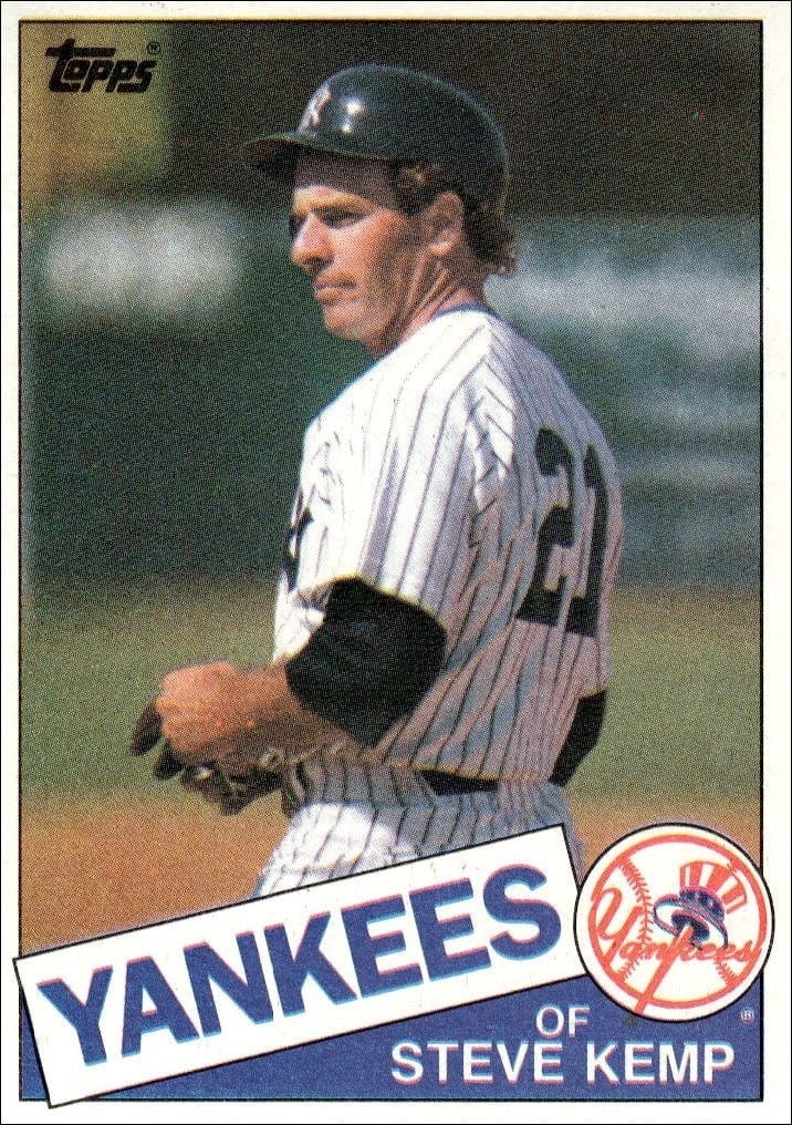 1985 Topps Steve Kemp #120 trading card