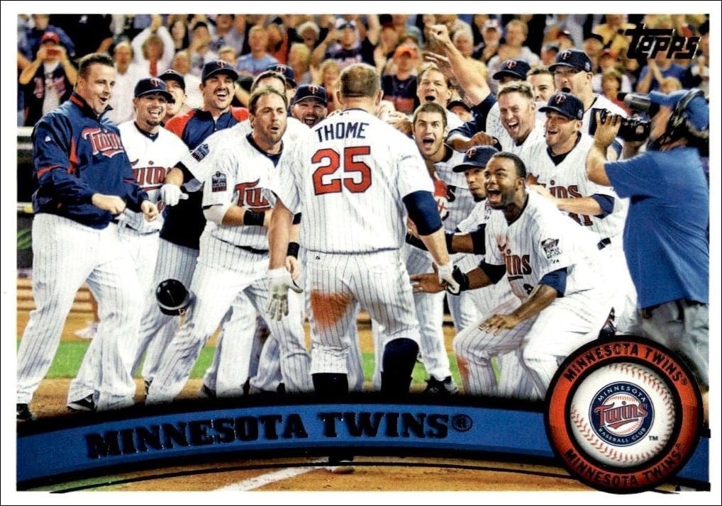 2011 Topps Series 2 Minnesota Twins #614 trading card