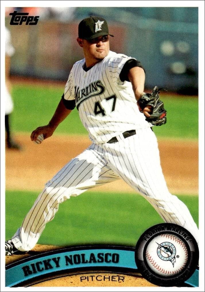 2011 Topps Series 2 Ricky Nolasco #637 trading card