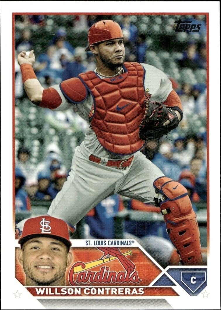 2023 Topps Series 2 Willson Contreras #417 trading card