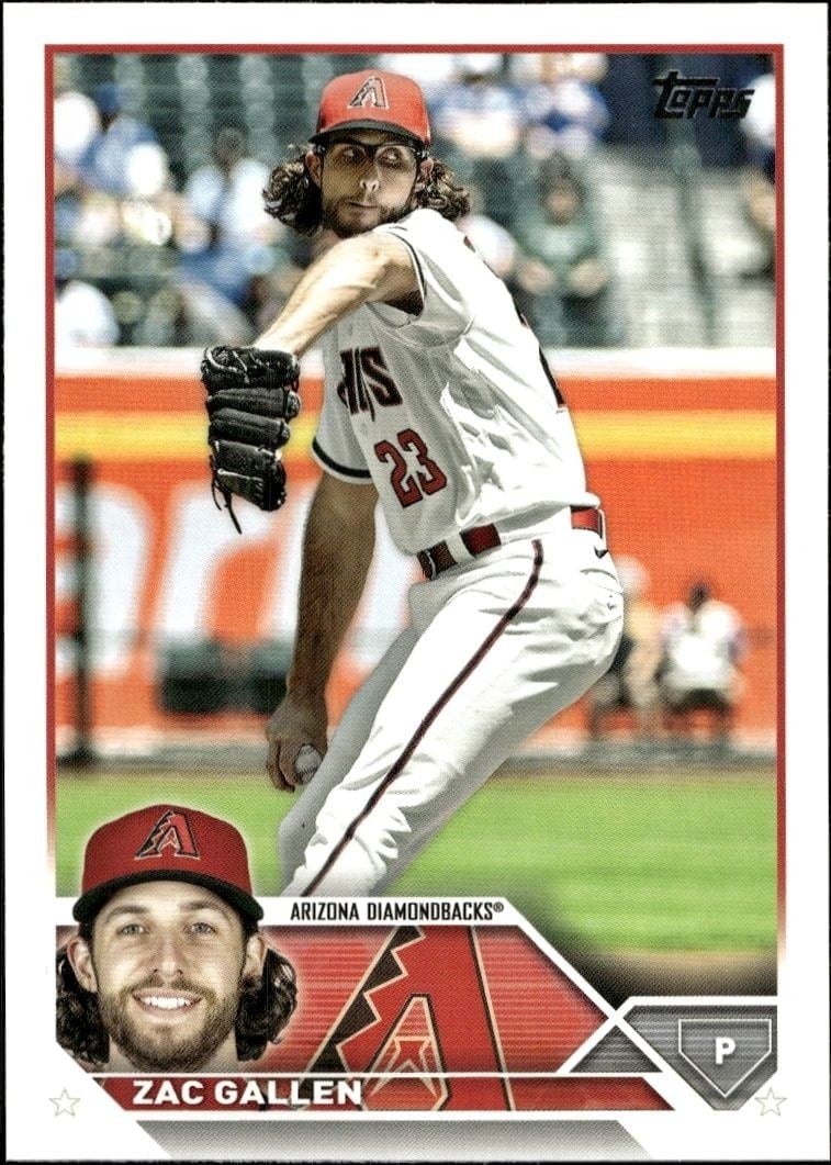2023 Topps Series 2 Zac Gallen #412 trading card