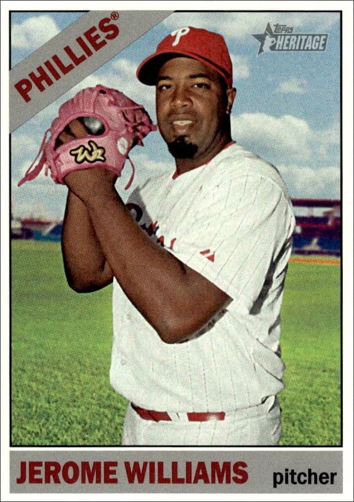2015 Topps Heritage High Number Jerome Williams #588 trading card