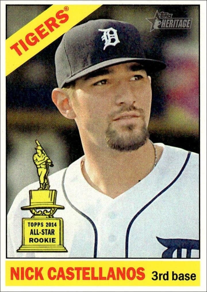 2015 Topps Heritage Nick Castellanos #268 trading card