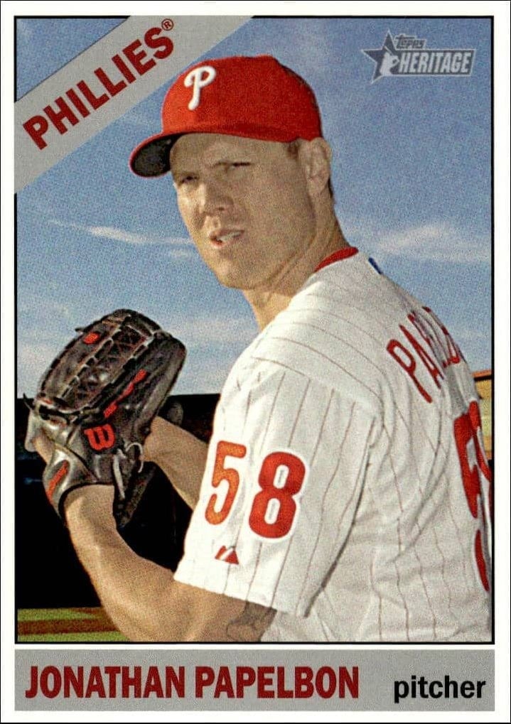 2015 Topps Heritage Jonathan Papelbon #118 trading card