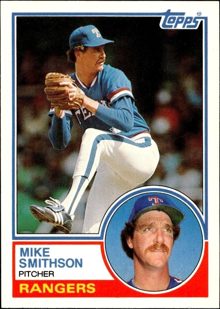 1983 Topps Traded Mike Smithson #106T trading card