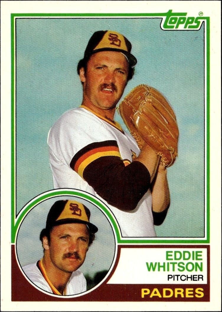 1983 Topps Traded Eddie Whitson #127T trading card