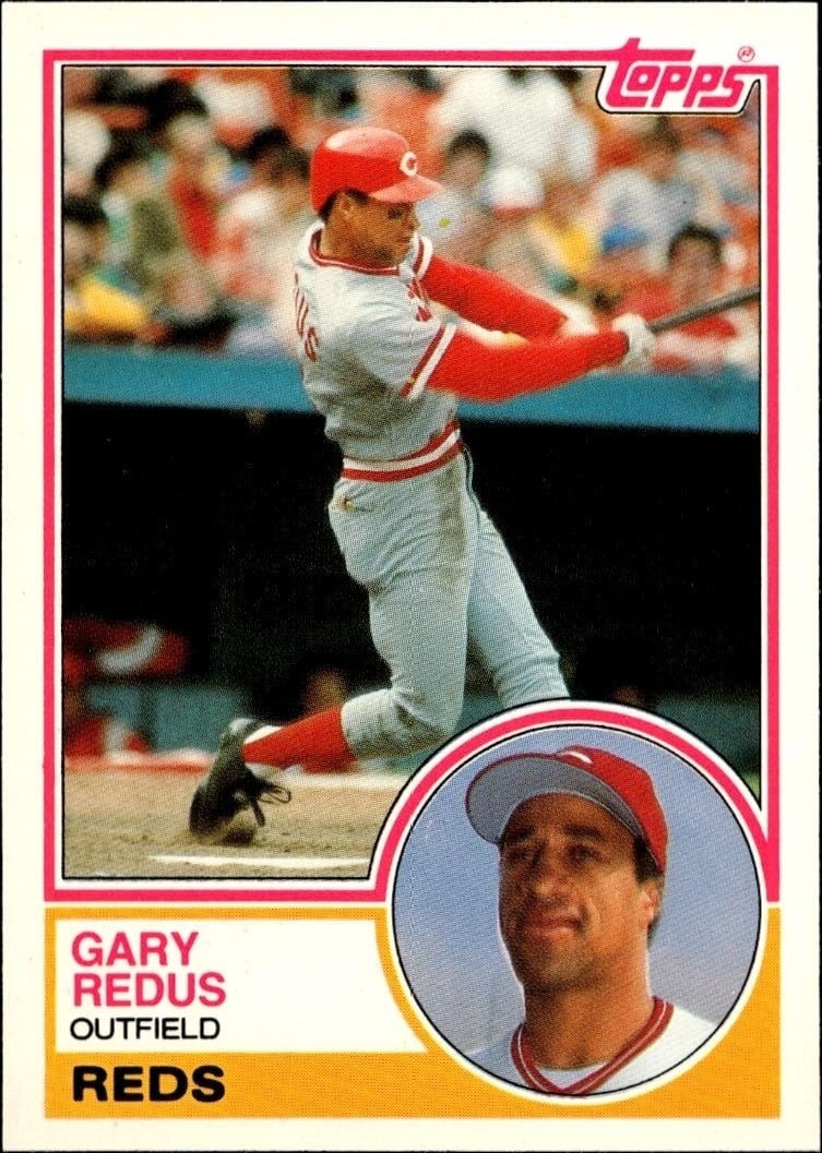 1983 Topps Traded Gary Redus #94T trading card