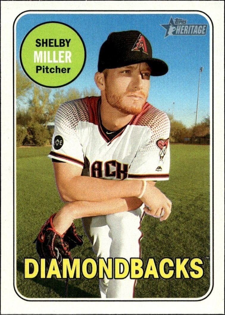 2018 Topps Heritage Shelby Miller #389 trading card