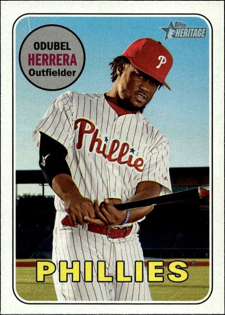 2018 Topps Heritage Odubel Herrera #306 trading card