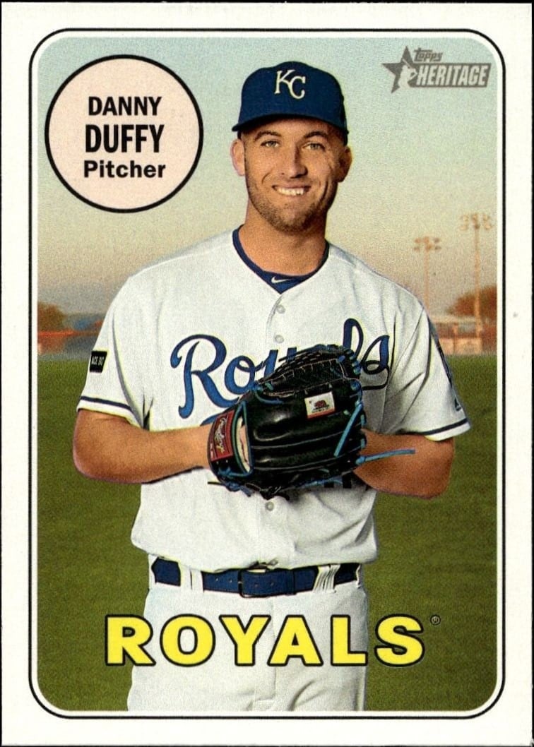 2018 Topps Heritage Danny Duffy #142 trading card