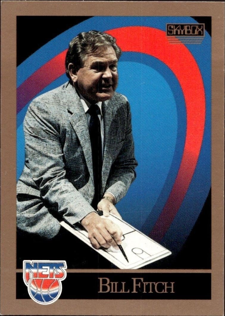 1990-91 Skybox Bill Fitch #317 trading card