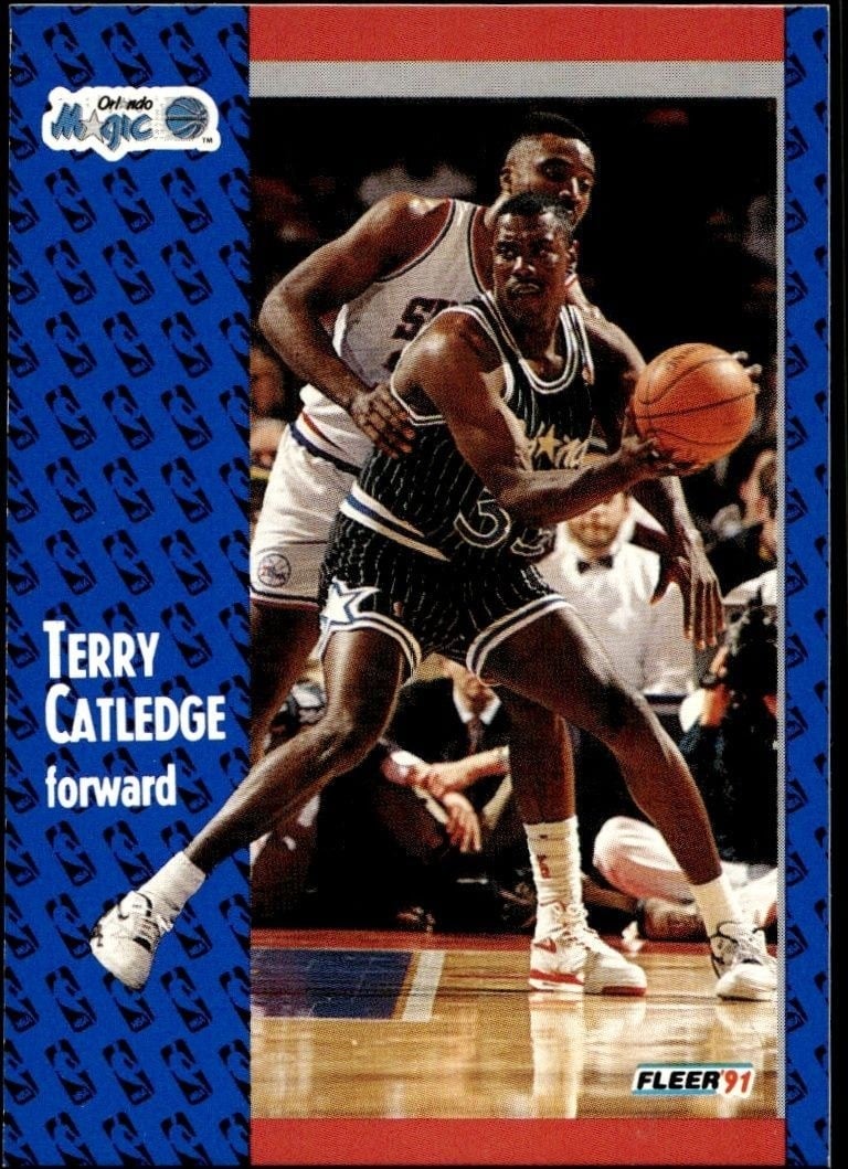 1991-92 Fleer Terry Catledge #144 trading card