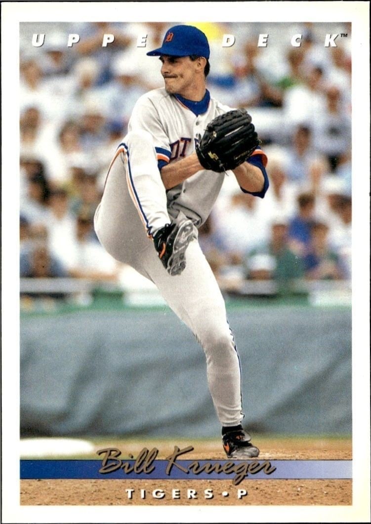 1993 Upper-Deck Bill Krueger #530 trading card