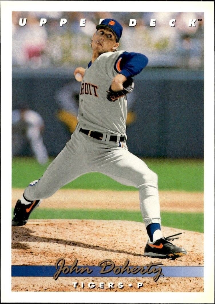 1993 Upper-Deck John Doherty #757 trading card