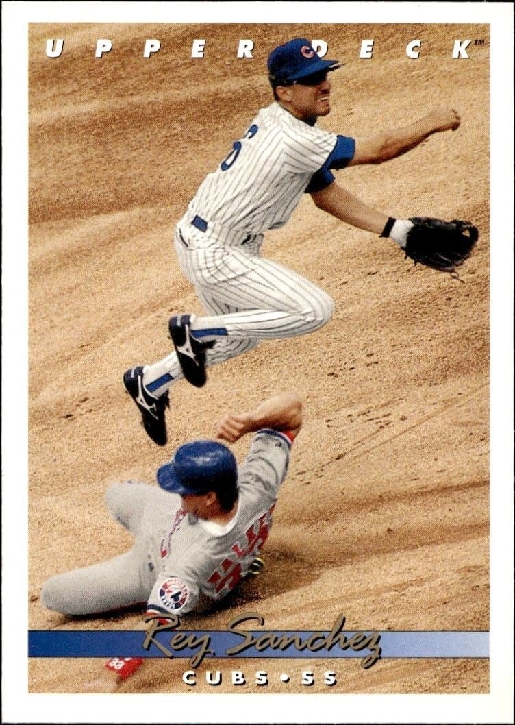 1993 Upper-Deck Rey Sanchez #612 trading card